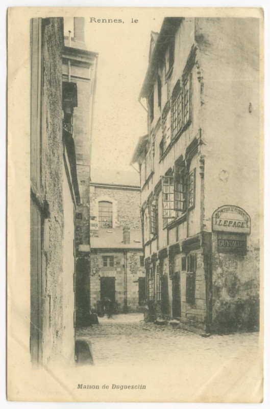 Carte postale ancienne Maison de Duguesclin