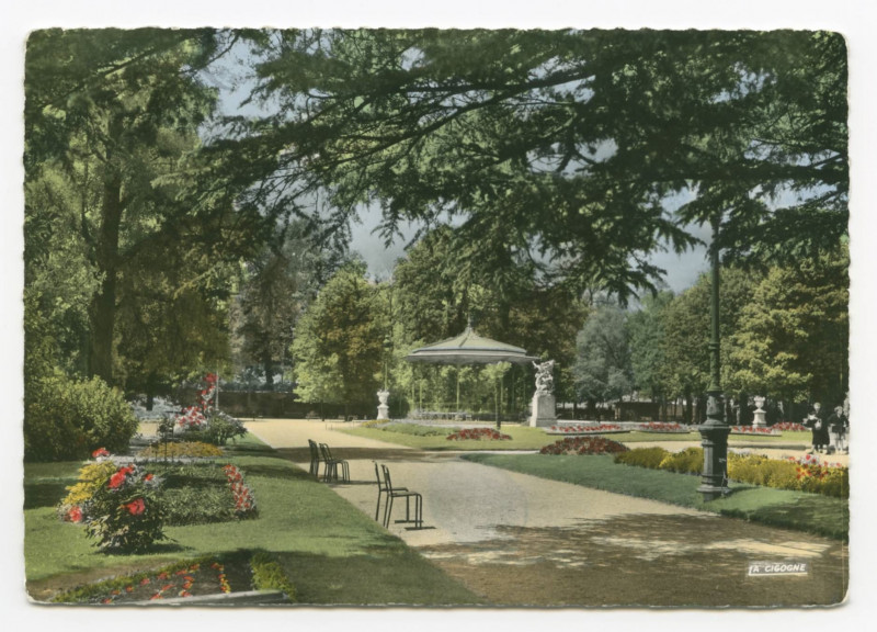 Carte postale ancienne Rennes (I-et-V.) -  Jardin du Thabor