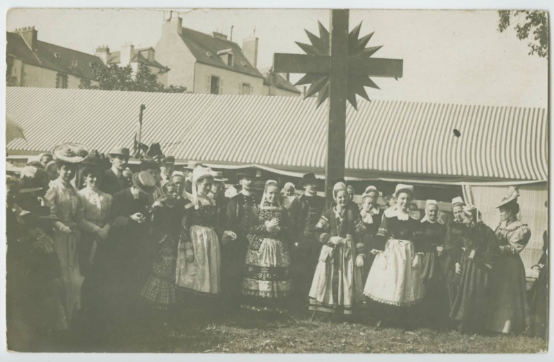 Carte postale ancienne [ Congrès des Dames 16 Juin 1907 au patronage de St-Joseph ]