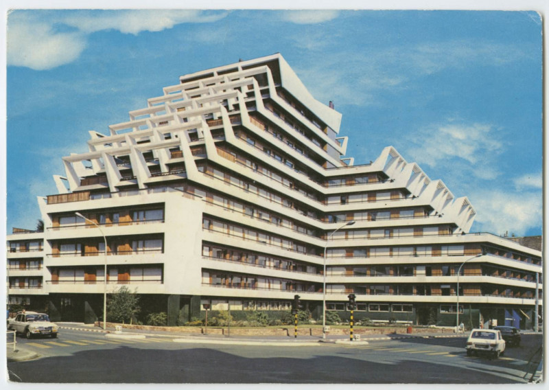Carte postale ancienne Rennes.35 - La Barre Saint-Just. Realisation: Groupe LAMOTTE/S.R.P.I, Architecte: G.Maillols, D.P.L.G, Rennes.