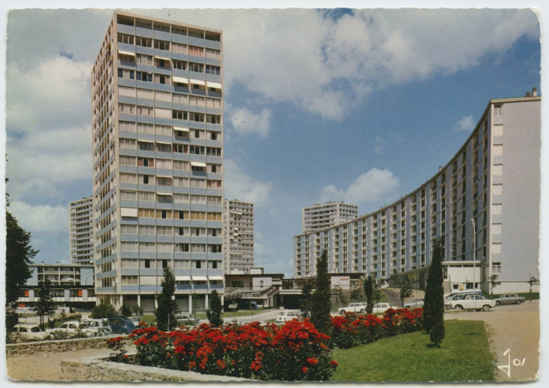 Carte postale ancienne Rennes.35 - Le quartier de Maurepas.