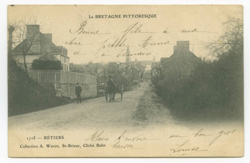 Carte postale ancienne 1718 - Retiers