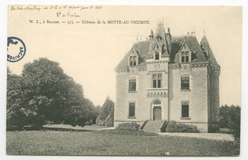 Carte postale ancienne 553 - Château de la Motte-Au-Vicomte.