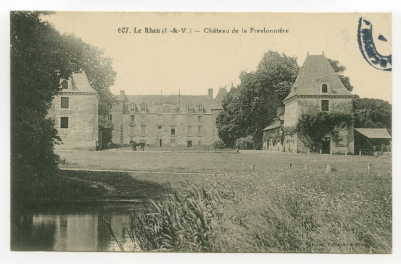 Carte postale ancienne 607.  Le Rheu (I.-et-V.) - Château de la Freslonnière