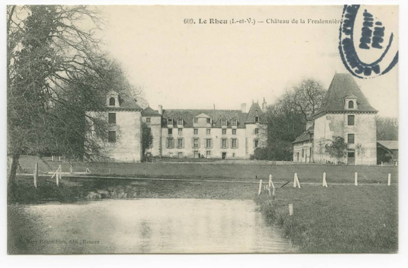 Carte postale ancienne 609.  Le Rheu (I.-et-V.) - Château de la Freslonnière
