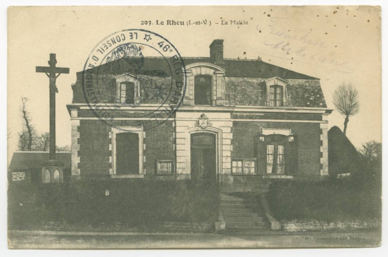 Carte postale ancienne 293.  Le Rheu (I.-et-V.) - La Mairie