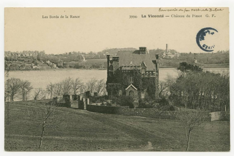 Carte postale ancienne 3994. La Vicomté - Château du Pissot G.F.