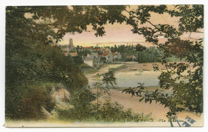 Carte postale ancienne 1 - Les Bords De La Rance. - La Richardais