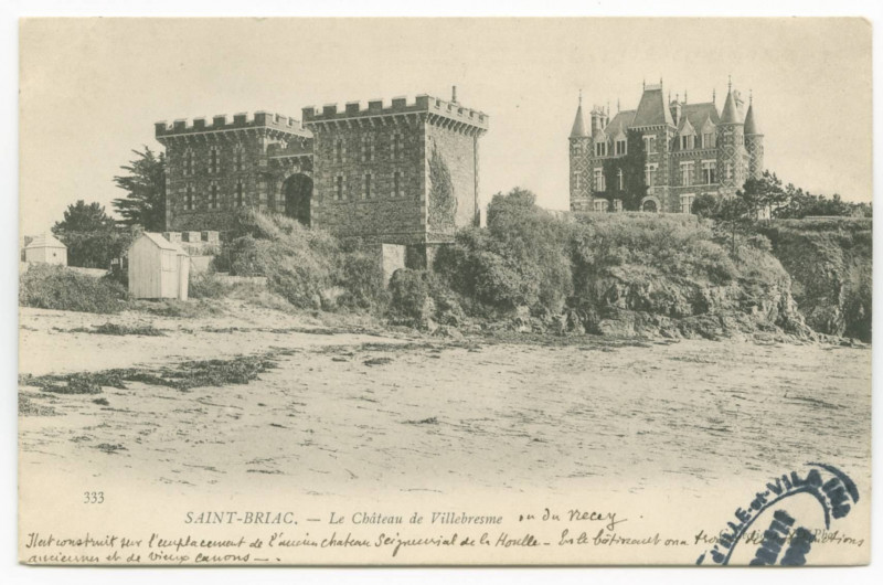 Carte postale ancienne 333  Saint-Briac  - Le Château de Villebresme