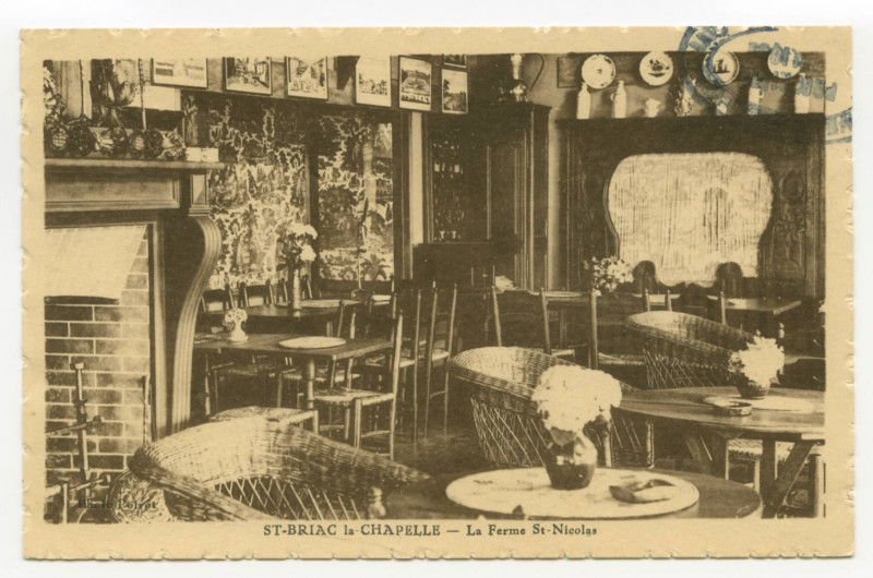 Carte postale ancienne Saint-Briac-la-Chapelle  - La Ferme St-Nicolas