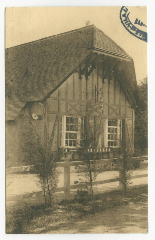Carte postale ancienne Ferme St-Nicolas  St-Briac (Ille-et-Vne)  Tea Room