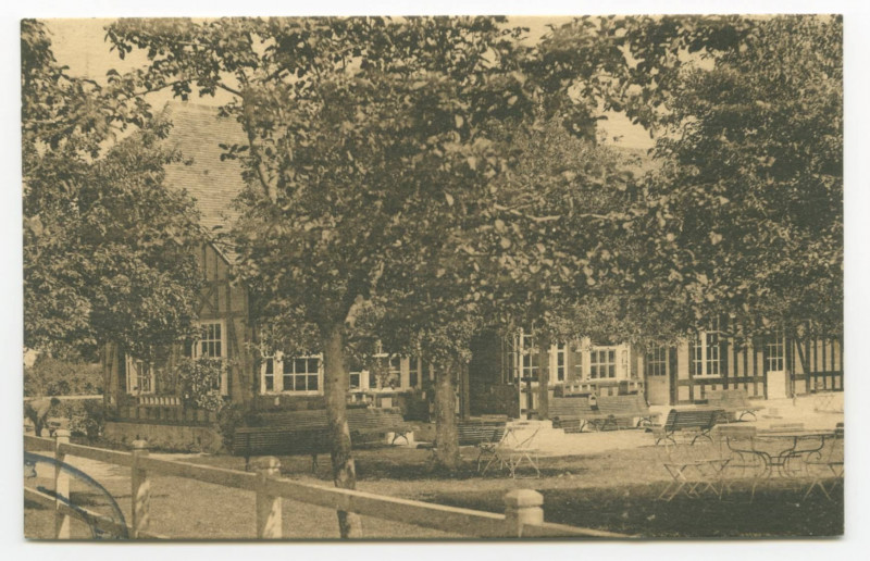 Carte postale ancienne Ferme St-Nicolas  St-Briac (Ille-et-Vne)  Tea Room