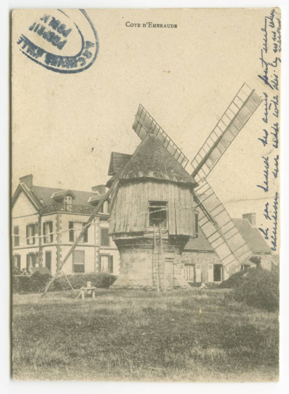 Carte postale ancienne Saint-Briac - Le Moulin