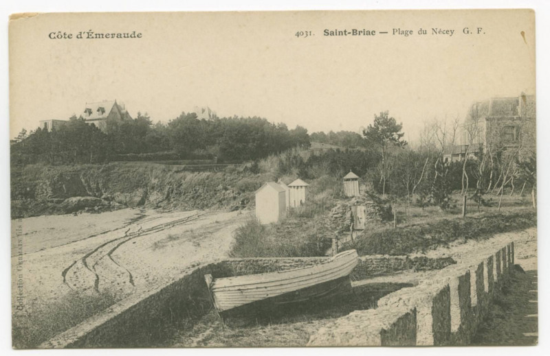 Carte postale ancienne 4031  Saint-Briac. - Plage du Nécey G.F.