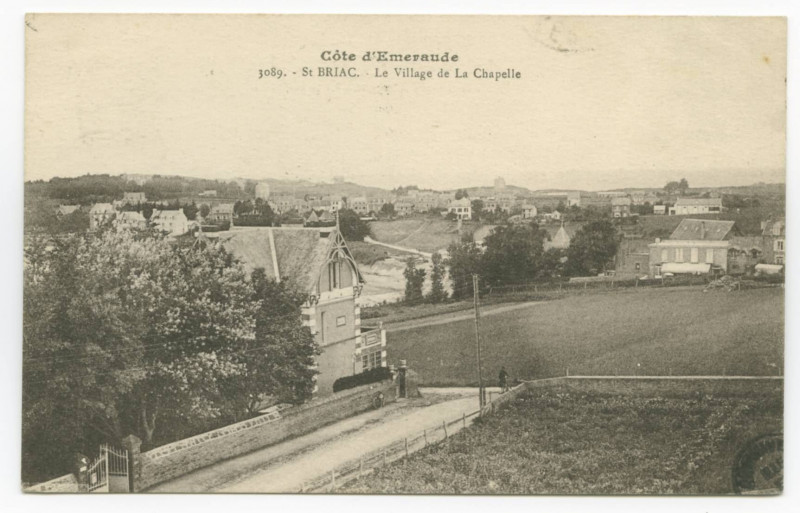 Carte postale ancienne 3089.-  St-Briac. - Le Village de la Chapelle.
