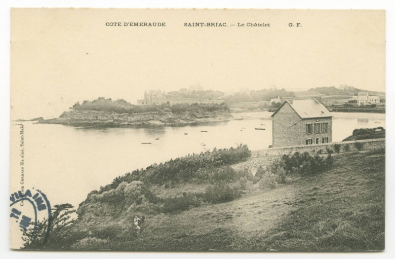 Carte postale ancienne Saint-Briac. - Le Châtelet  G.F.