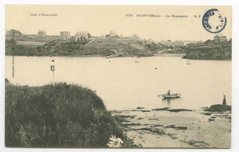 Carte postale ancienne 2731. -  Saint-Briac. - La passagère G.F.