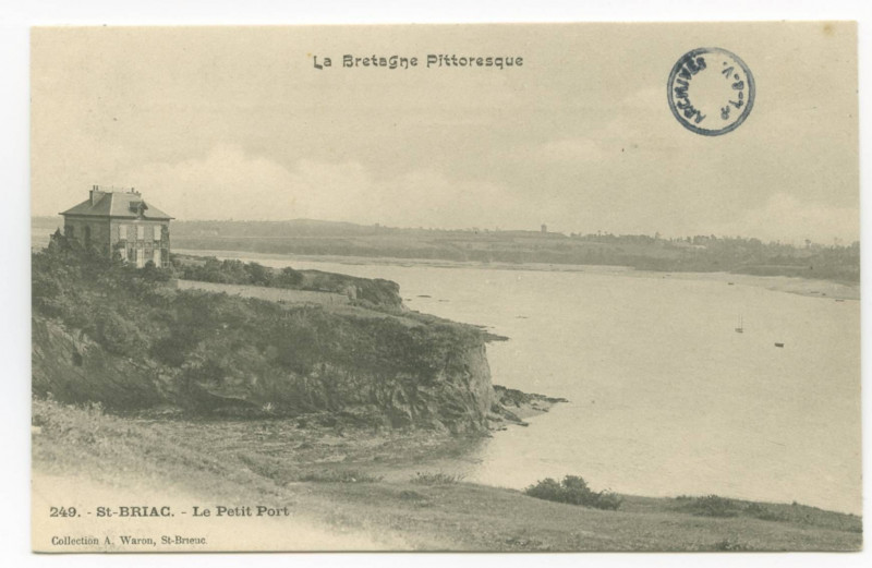 Carte postale ancienne 249. - St-Briac. - Le Petit Port
