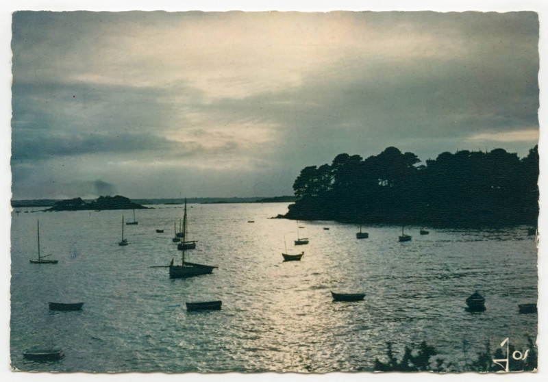 Carte postale ancienne Mx 6721 - Soir d'été sur la Côte de Granit rose (Saint-Briac)