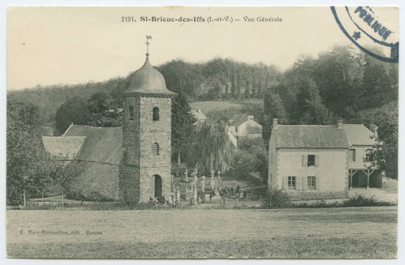 Carte postale ancienne 2191. Saint-Brieuc-des-Iffs (I.-et-V.) - Vue Generale