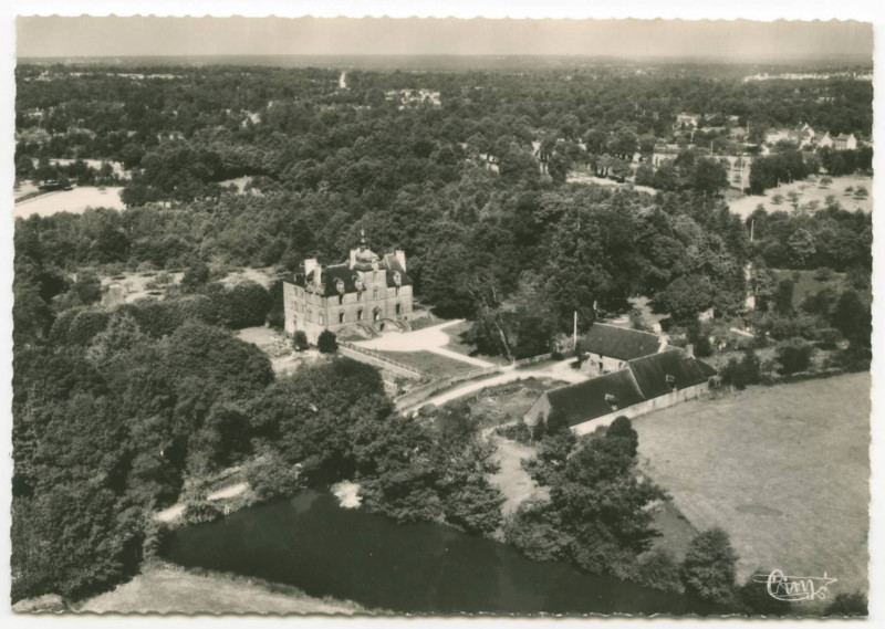 Carte postale ancienne Saint-Christophe-de-Valains (I.et-V) -  152-77 A - Le Château de la Bélinaye