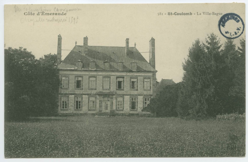 Carte postale ancienne 581 - Saint-Coulomb. - La Ville Bague- Côte d'Emeraude