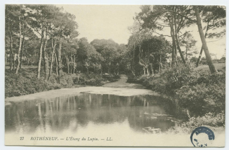 Carte postale ancienne 27.- Rotheneuf - L'Etang du Lupin