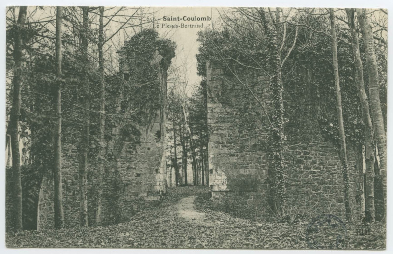 Carte postale ancienne 656 - Saint-Coulomb - Le Plessis-Bertrand