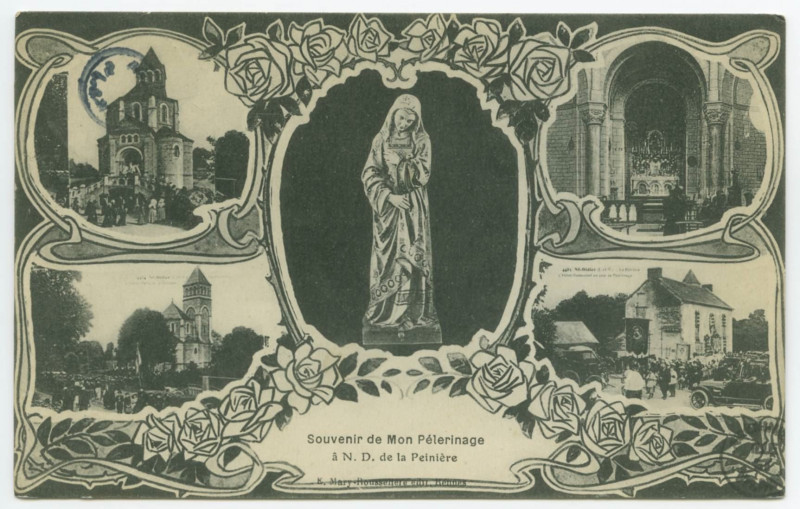 Carte postale ancienne Souvenir de Mon Pélerinage à N.-D. de la Peinière