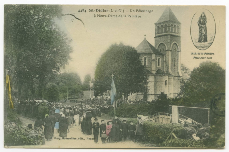 Carte postale ancienne 4484 Saint-Didier (I.-et-V.) - Un Pélerinage à Notre-Dame de la Peinière