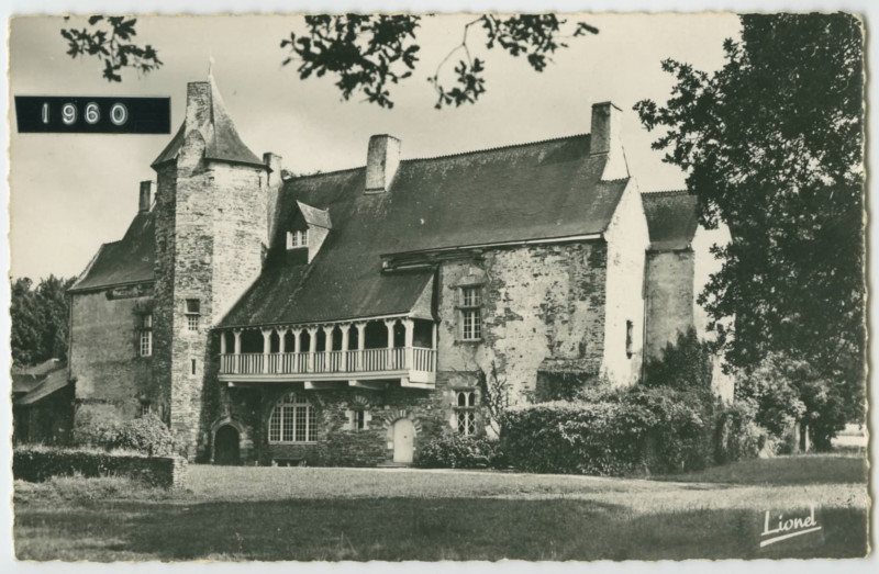 Carte postale ancienne Sainte-Anne-Sur-Vilaine( I.-et-V.) - Château de Launay-Bazoin