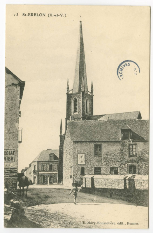 Carte postale ancienne 15 Saint-Erblon (Il.-et-V.)