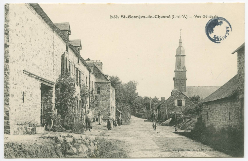 Carte postale ancienne 2462. Saint-Georges-De-Chesne (I.-et-V.) - Vue Generale
