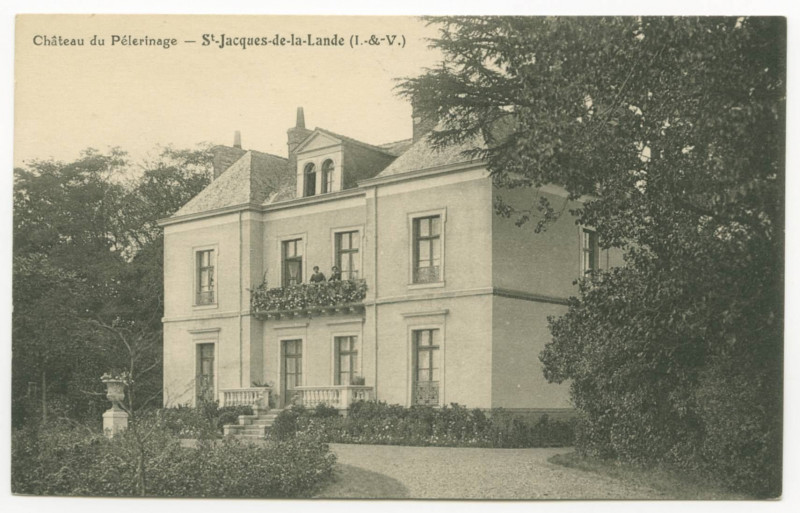 Carte postale ancienne Château du Pélerinage - St-Jacques-de-la-Lande (I.-&-V.)