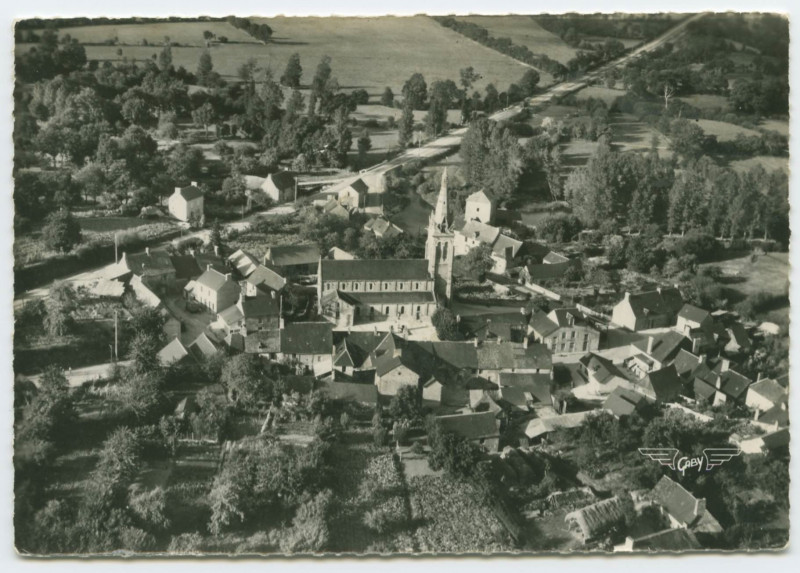 Carte postale ancienne 1 - Saint-Jean-sur-Couesnon (I.-et-V.) - Le Bourg