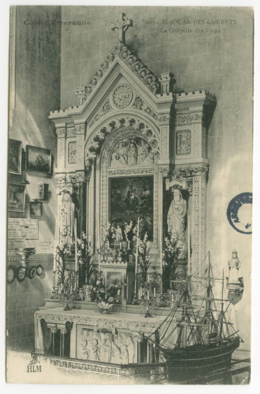 Carte postale ancienne 607 - St-Jouan-des-Guerets - La Chapelle des Voeux