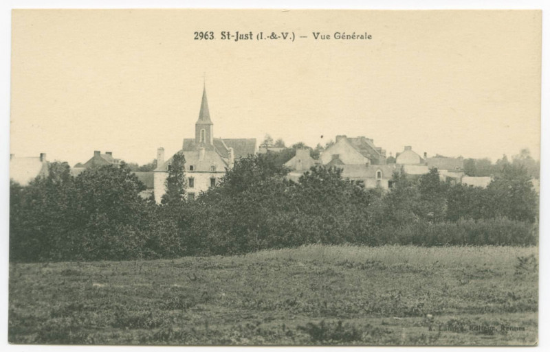 Carte postale ancienne 2963  St-Just (I.-&-V.) - Vue Generale