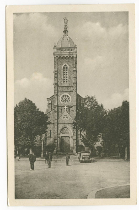 Carte postale ancienne 40.  Saint-Lunaire - La Nouvelle Eglise