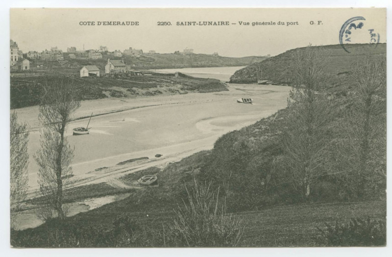 Carte postale ancienne Côte d'Emeraude 2250. Saint-Lunaire - Vue Generale du port