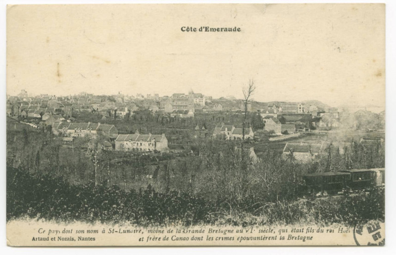 Carte postale ancienne Côte d'Emeraude . Saint-Lunaire
