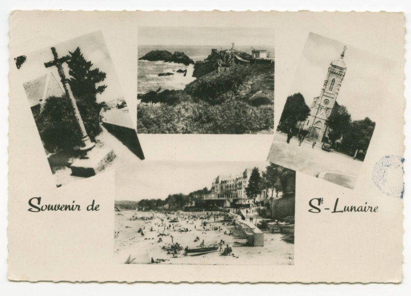 Carte postale ancienne Souvenir de Saint-Lunaire