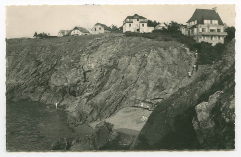 Carte postale ancienne 23. - Saint-Lunaire. - Plage des Hirondelles