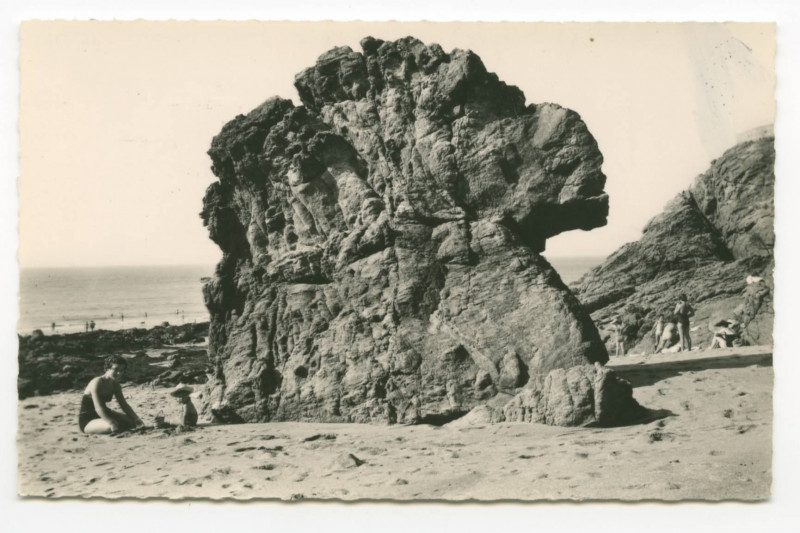Carte postale ancienne 4 -  Saint-Lunaire. - Plage des Hirondelles