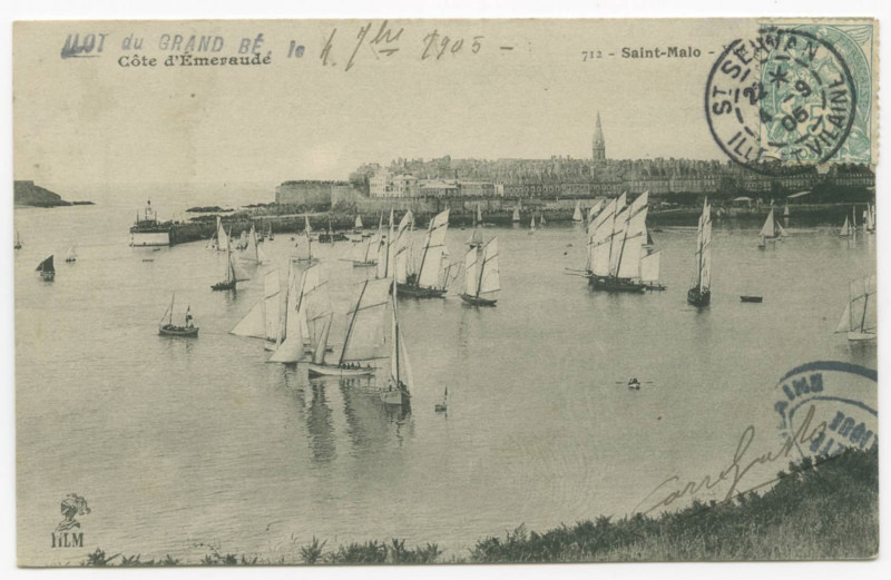 Carte postale ancienne 712 - Saint-Malo.- Vue Generale