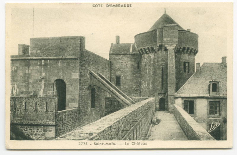Carte postale ancienne 2773  Saint-Malo - Le château.
