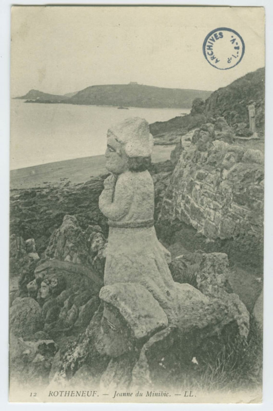 Carte postale ancienne 12 - Rotheneuf.- Jeanne du Minihic.