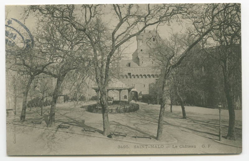 Carte postale ancienne 3495  Saint-Malo - Le château.