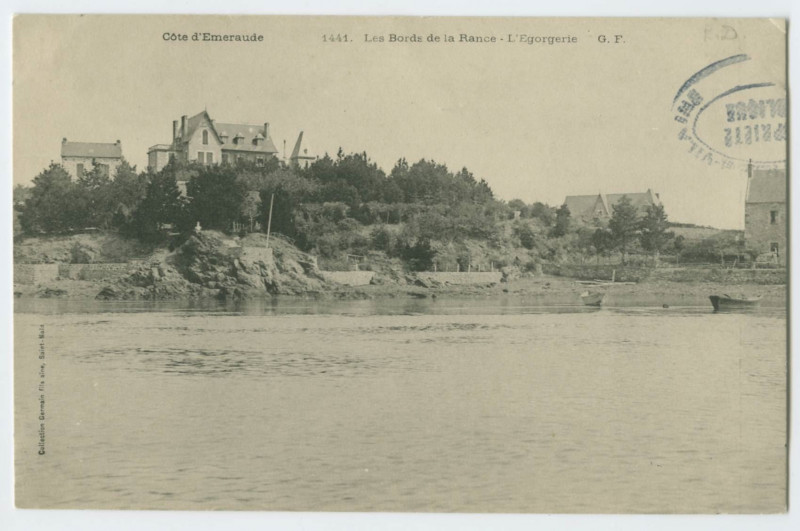 Carte postale ancienne 1441 - Les bords de la Rance - L'égorgerie G.F.