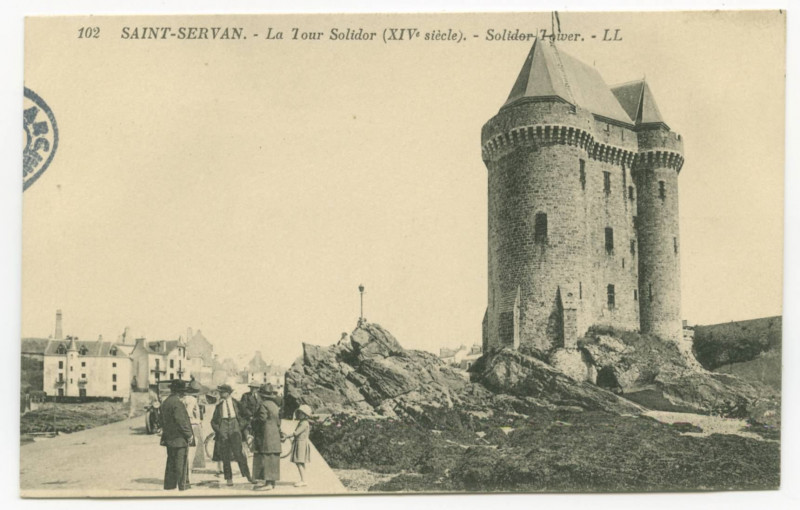 Carte postale ancienne 120  Saint-Servan.- La tour solidor (XIVe siècle) - Sloidor tower. - Ll