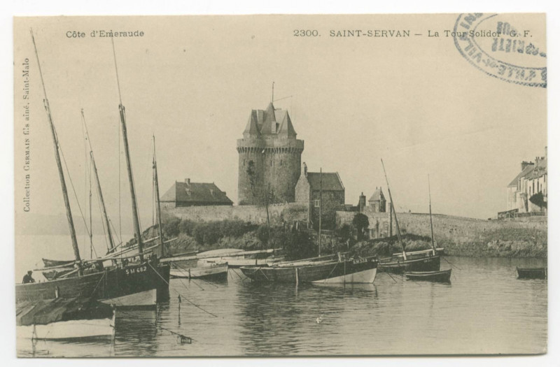 Carte postale ancienne 2300 Saint-Servan - La tour solidor.